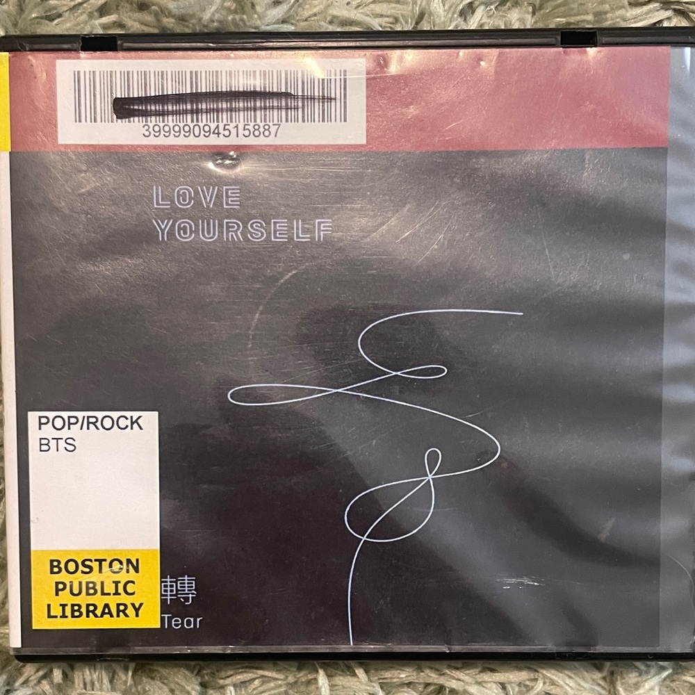 BTS Love Yourself CD - Black